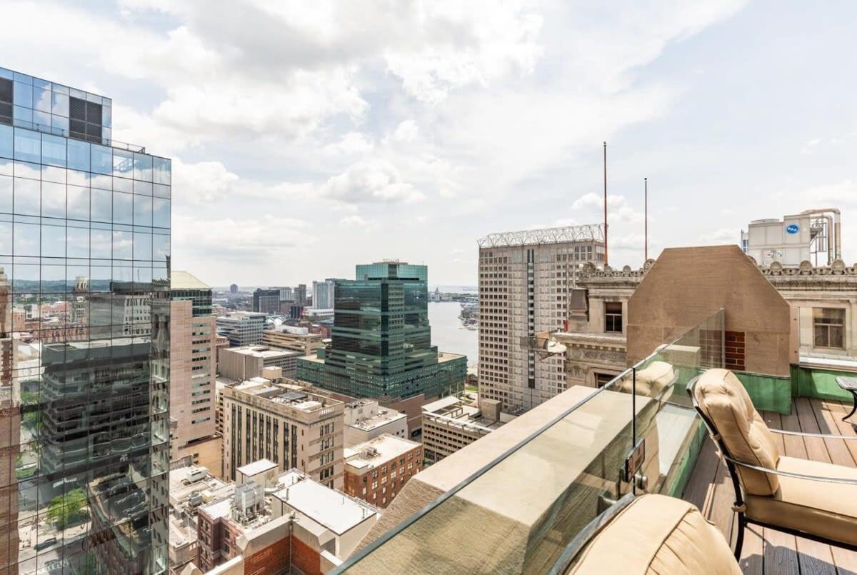 2B 2Ba Luxury Downtown Suite Rooftop Deck & Gym Baltimore Ngoại thất bức ảnh